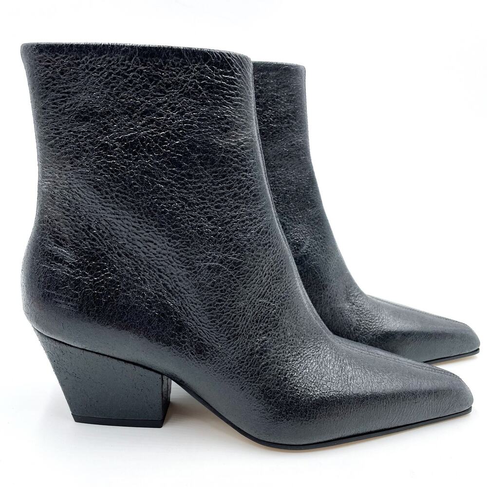 Paris Texas Black Heeled Boots